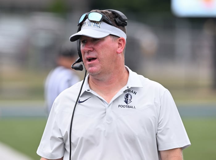 Photo of Archbishop Hoban head coach Tim Tyrrell by Jeff Harwell
